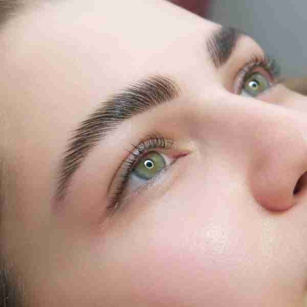 eyebrow lamination service at The Brow Fixx Salon