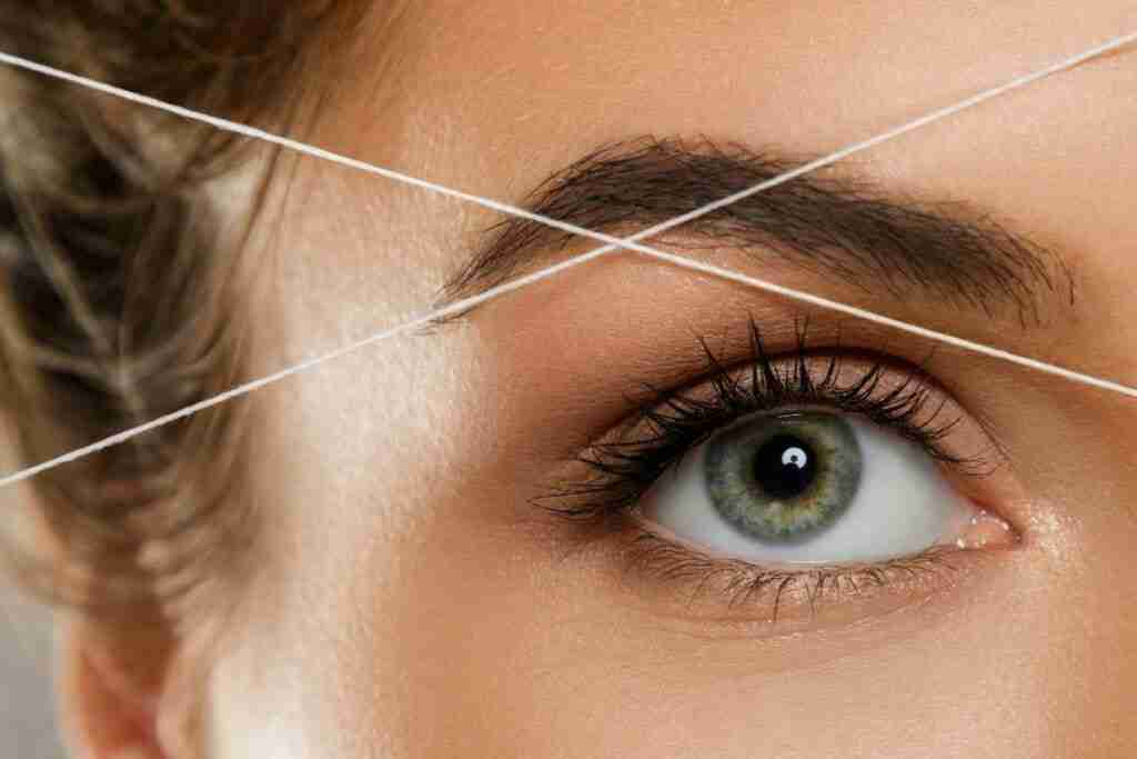 eyebrow threading service