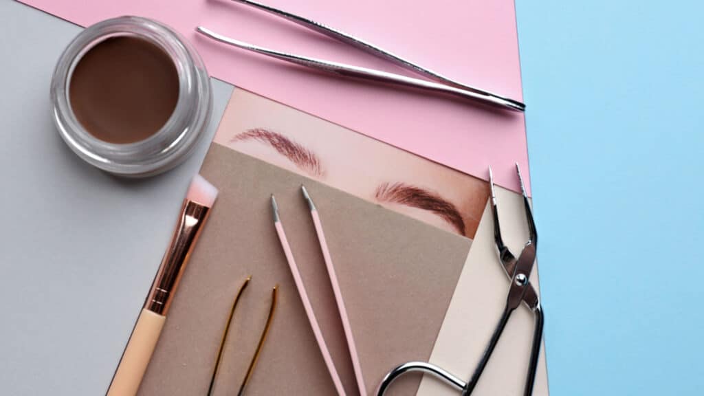 Unlocking the No-Makeup Look: Why a Brow Tint is Your Secret Weapon at Eyebrow Styling 1 brow tint and eyebrow supplies