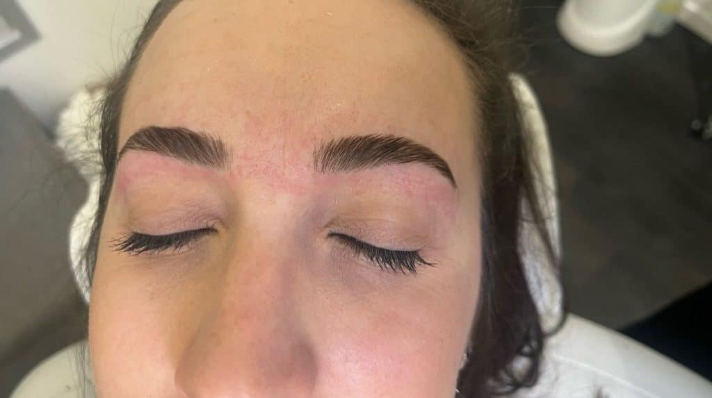 brow waxing service at The Brow Fixx 1