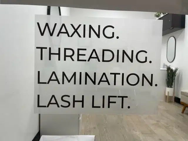 The Brow Fixx eyebrow salon in Austin Texas near The Domain