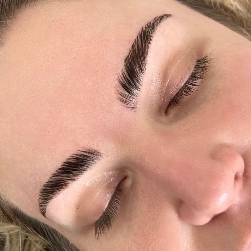 Eyebrow Lamination service at The Brow Fixx