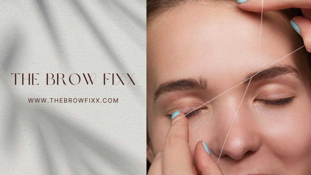 brow threading at the brow fixx