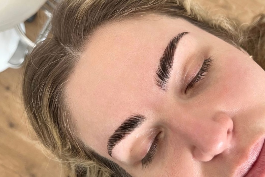 Brow Laminaiton service at The Brow Fixx Salon