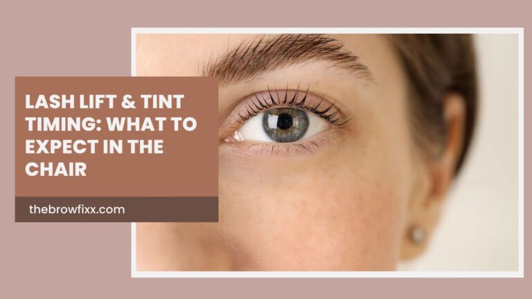 How Long Does a Lash Lift and Tint Take?