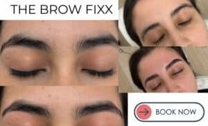 eyebrow threading and brow waxing before and after