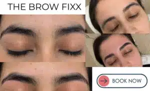eyebrow threading and brow waxing before and after