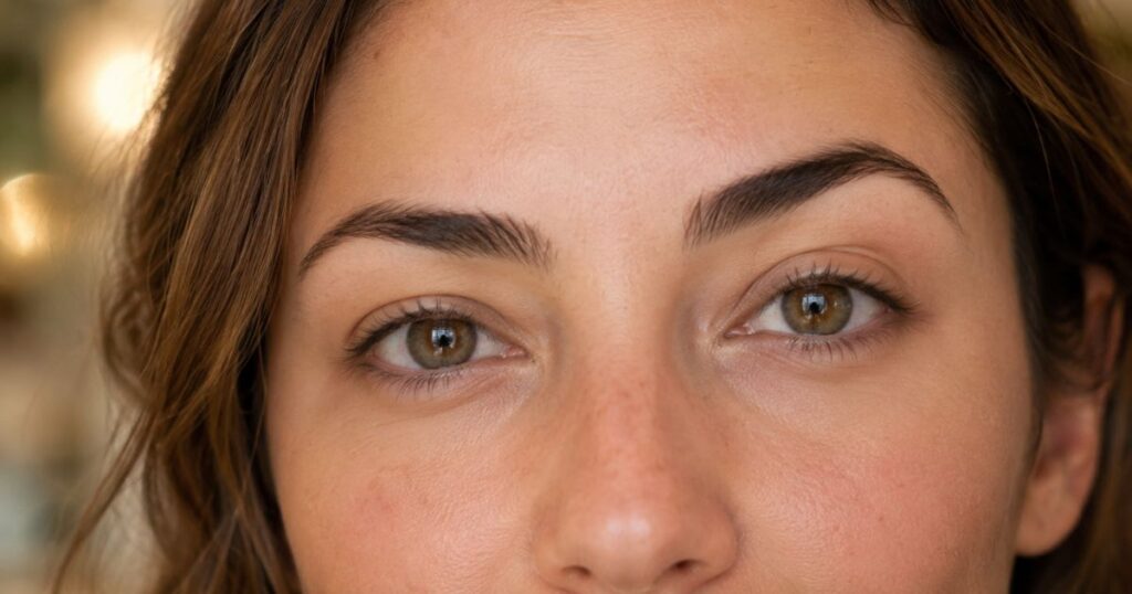 Uneven Eyebrows Before Professional Brow Shaping