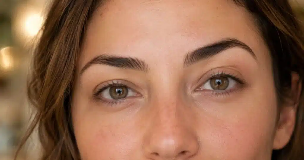 Uneven Eyebrows Before Professional Brow Shaping