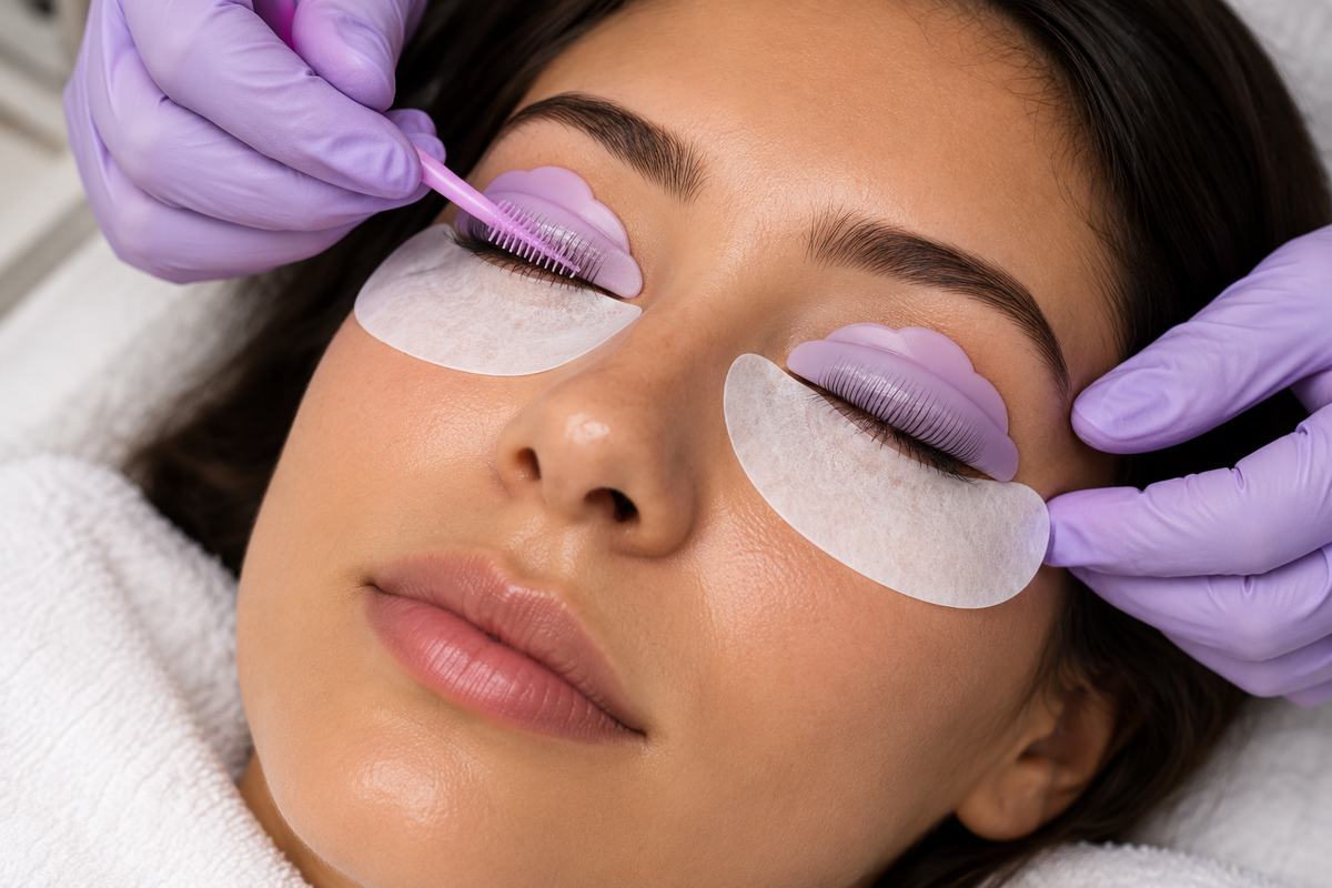 Professional lash lift and tint service in Santa Monica, Brentwood Los Angeles, and Austin Texas