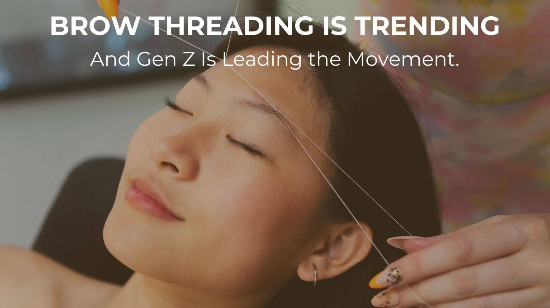 Brow threading is trending