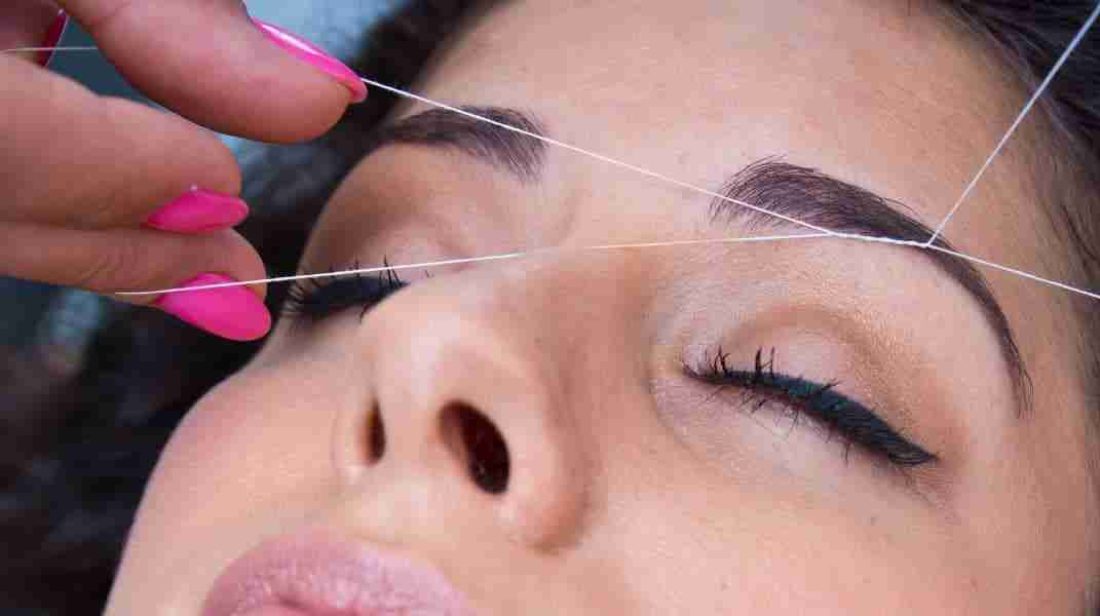 eyebrow threading service