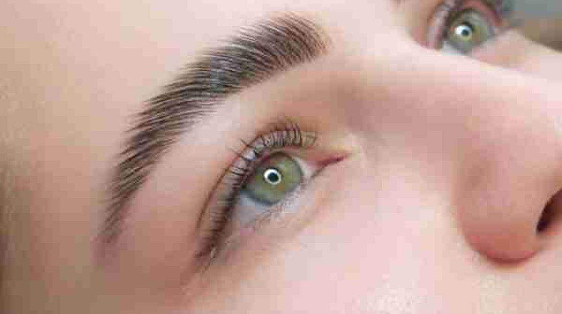 eyebrow lamination service at The Brow Fixx Salon