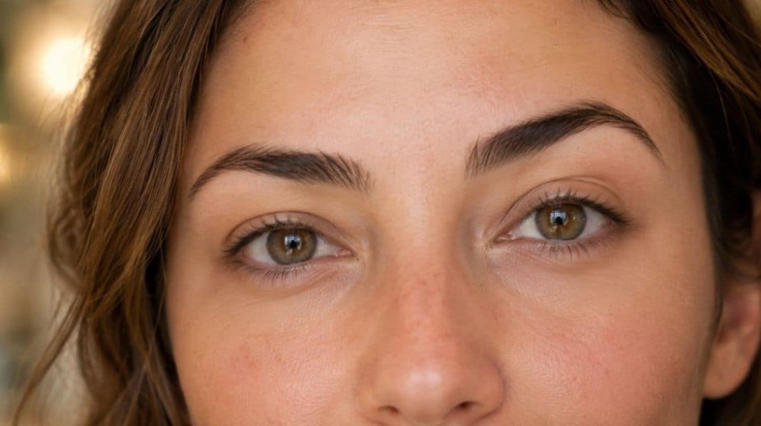 Uneven Eyebrows Before Professional Brow Shaping