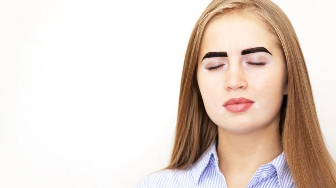 brow tint and lamination combo