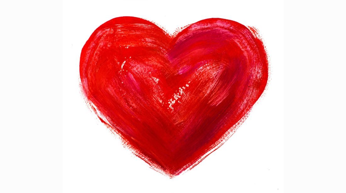 big red heart