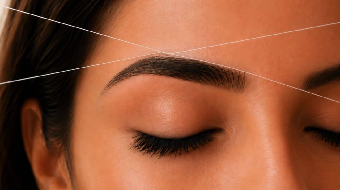 eyebrow threading service
