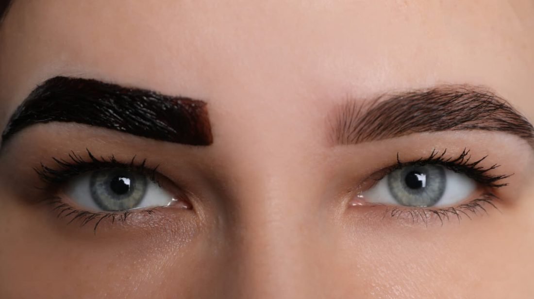 eyebrow tinting