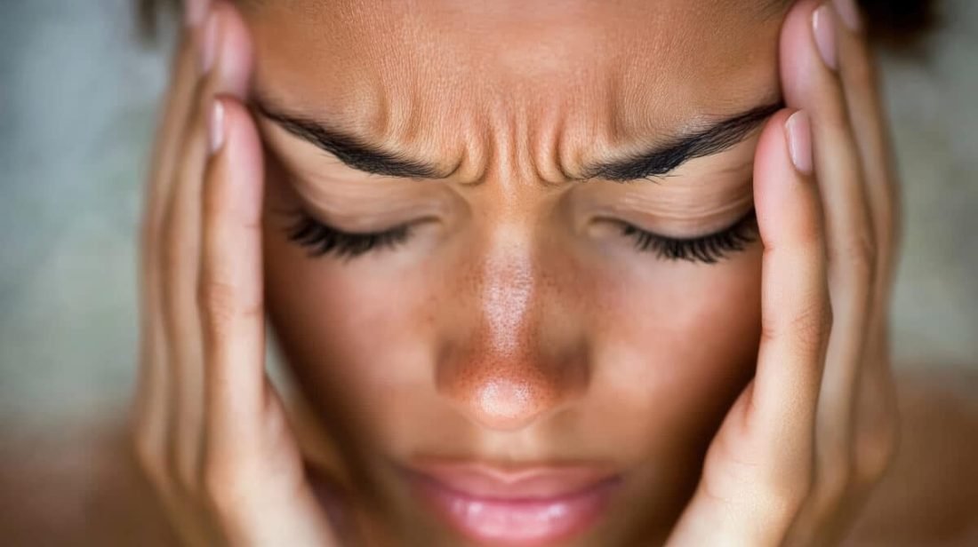 frustrated women over brow shape